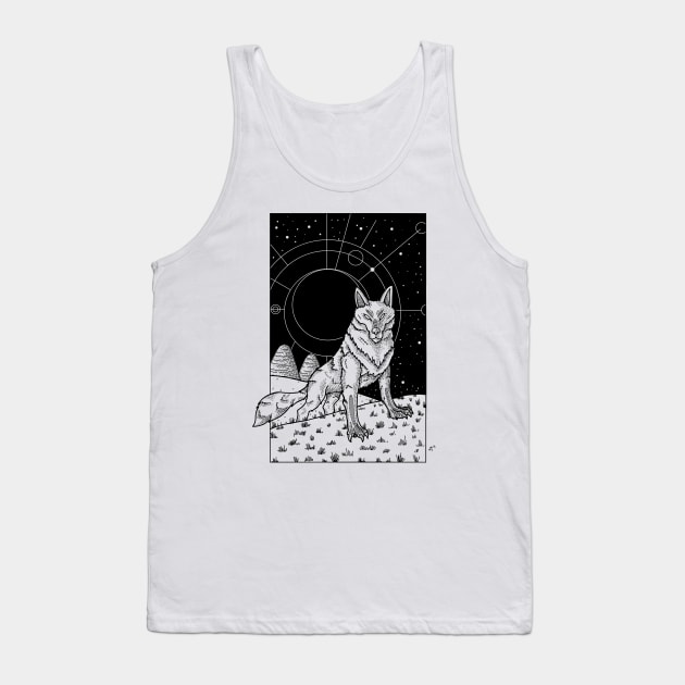 Wolf between worlds Tank Top by BeauyArt